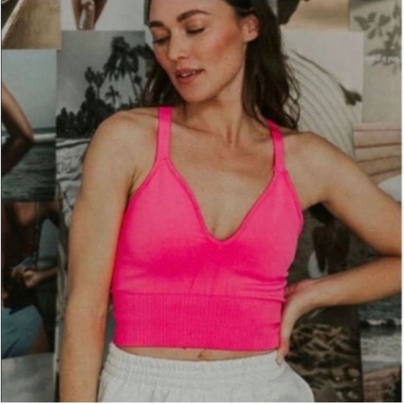 ⚠️SOLD-🫶11/12/23⚠️Free People Movement Good Karma Crop Tank Bra Top - Picture 2 of 9